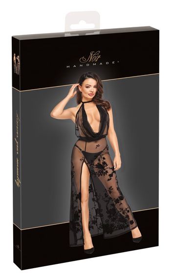 Черное платье Noir dress long XL Sex Aura | Зображення 1