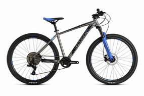 Велосипед горный 29" Crosser Solo 21 рама 21", 1x12 Shimano Deore, алюминий, дисковые гидравлические Синий