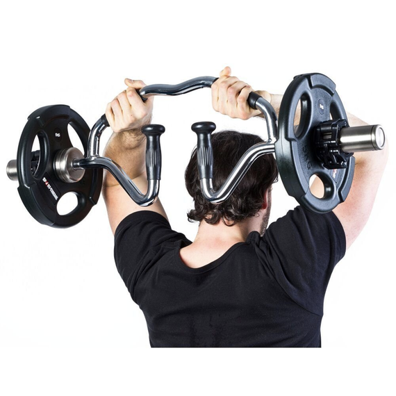 Гриф олімпійський Bi-Tri-Trap York Fitness 86см (50мм) з гумовими рукоятками | Зображення 2