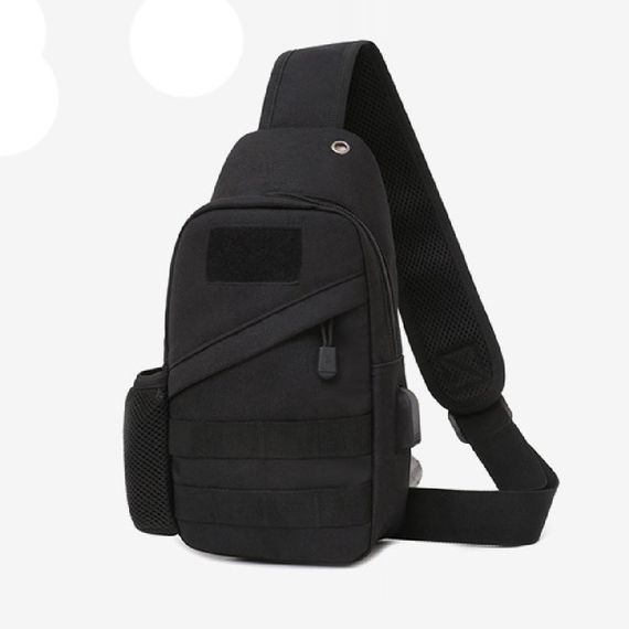 Чоловіча сумка-слінг тактична плечова, Чоловіча тактична сумка барсетка через плече HJ-85