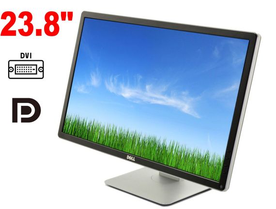 Монітор Широкоформатний Dell P2414HB / 23.8" (1920x1080) IPS / 1x VGA, 1x DVI, 1x DP, 1x USB Type-B, 3x USB 2.0 б/в
