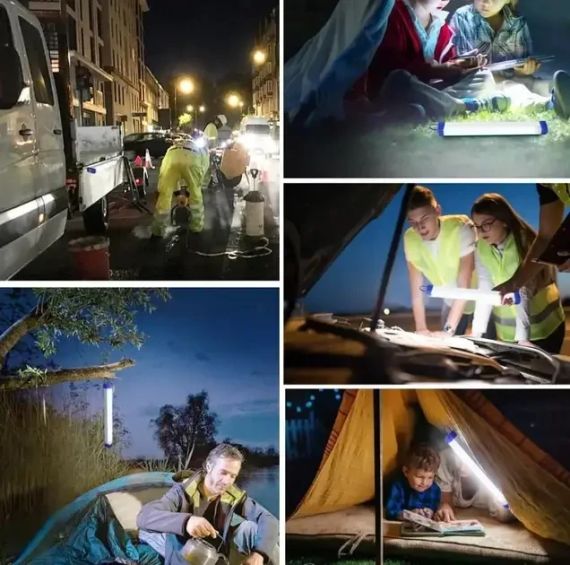 Акумуляторна світлодіодна LED-лампа з магнітним кріпленням 70 см T550 Портативна USB лампа | Зображення 6