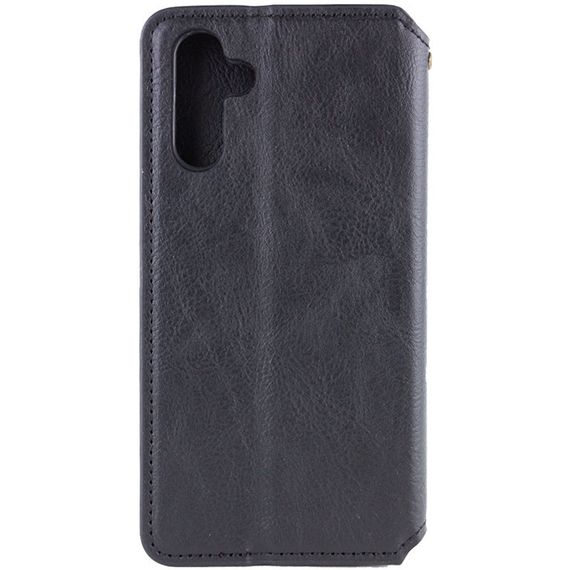 Кожаный чехол книжка GETMAN Cubic (PU) для Samsung Galaxy A14 4G/5G Штучна шкіра, Слот для візитки, Чорний | Зображення 1