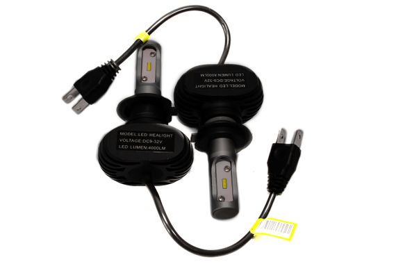 Комплект світлодіодних ламп HeadLight S1 H7 6000K 8000lm з радіатором 12-24V | Зображення 2