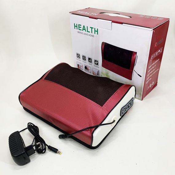 Масажна подушка 1071 з інфрачервоним підігрівом та 3 режимами, Масажер для ніг рук спини та шиї | Зображення 6