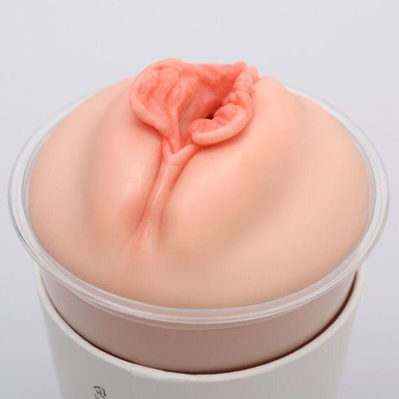 Мастурбатор-вагіна Naked Factory Cup Sleeve V–4, наскрізний Sex Aura | Зображення 3