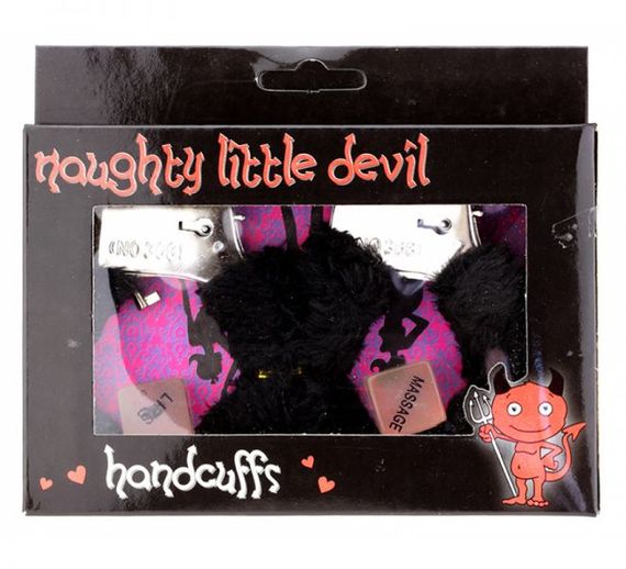 Наручники з кубиками Naughty Nights, Black | Зображення 1