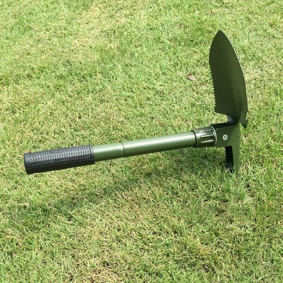 Туристическая саперная лопата с чехлом 5в1 / Тактическая складная лопата / Походная лопата | Зображення 1