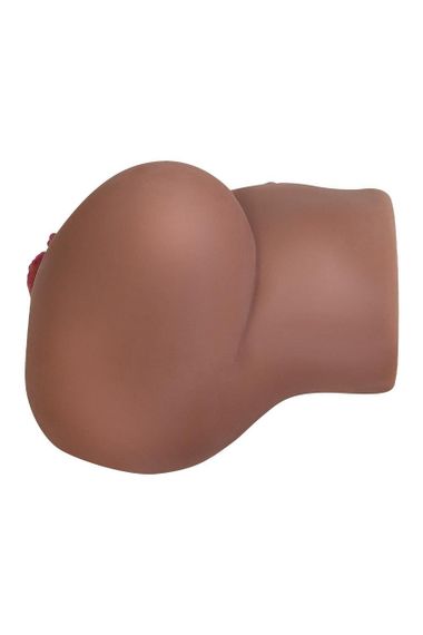 Мастурбатор анус и вагина Zero Tolerance с эрекционным кольцом, коричневый sexstyle | Зображення 6