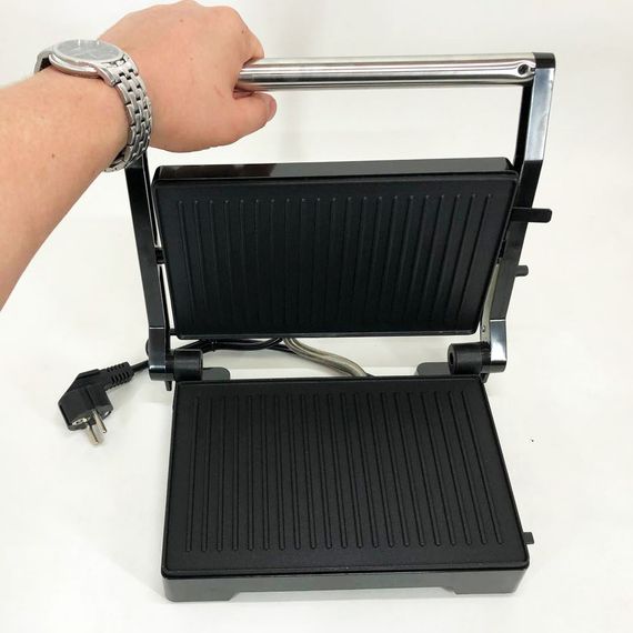 Гриль барбекю контактный Domotec, Электрогриль для барбекю и стейков Гриль для гостиниц гриля MG-71 | Зображення 5