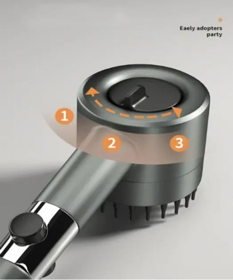 Масажна лійка з обертанням 360° Turbocharged shower head | Зображення 2