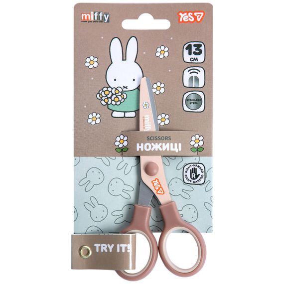 Ножиці канцелярські YES Miffy 480492 13 см