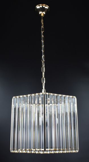 Люстра підвісна на 4 лампочки 26883 Золото 40-200х41х41 см.