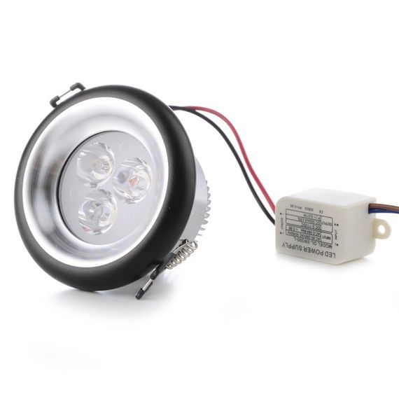 Светильник точечный LED-160 3x1W BK | Зображення 2