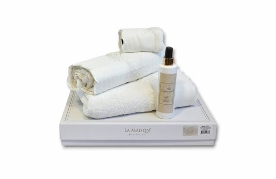 Подарочный набор полотенец La Maison, 3 шт. с ароматом Meor | Зображення 3