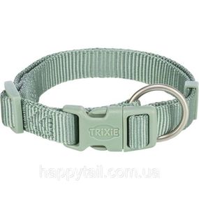 Ошейник для крупных собак Trixie Premium регулируемый L–XL 40–65 см нейлоновый Цвет шалфей