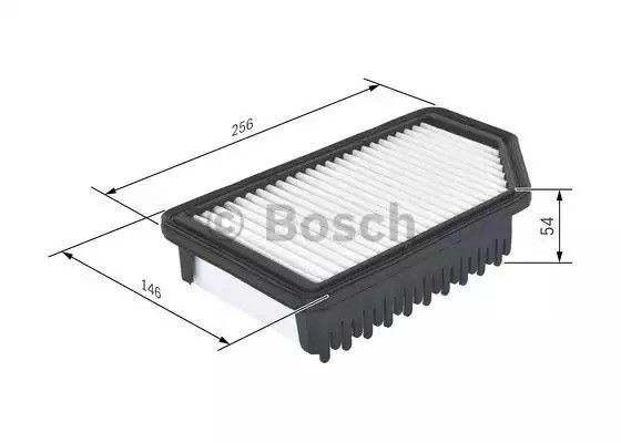 Фільтр повітряний HYUNDAI ACCENT, KIA RIO, BOSCH (F026400350) | Зображення 4