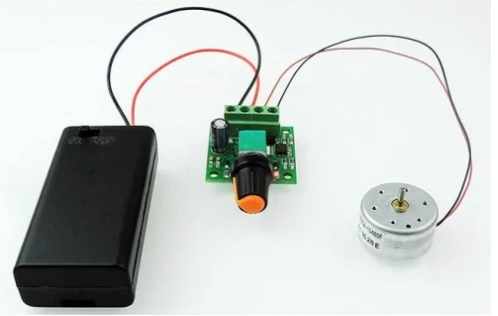 DC ШИМ регулятор оборотов двигателя DC 1.8V-15V 2А PWM | Зображення 1