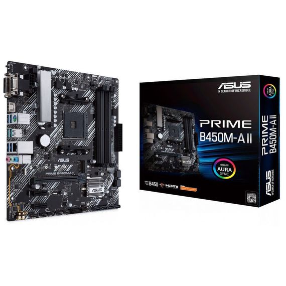 Материнська плата ASUS PRIME B450M-A II | Зображення 1