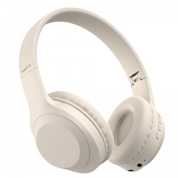 Бездротові накладні навушники HAVIT HV-H628BT Beige до 10 год роботи | Зображення 5
