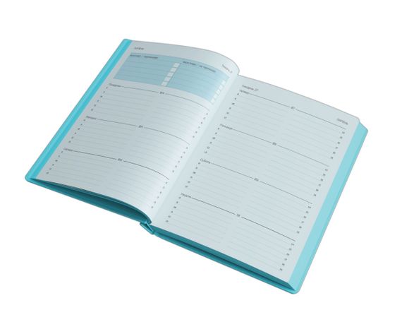 Планировщик еженедельник 4Profi формат A6 Датированный 2022 96 листов зеленый 904815 | Зображення 1