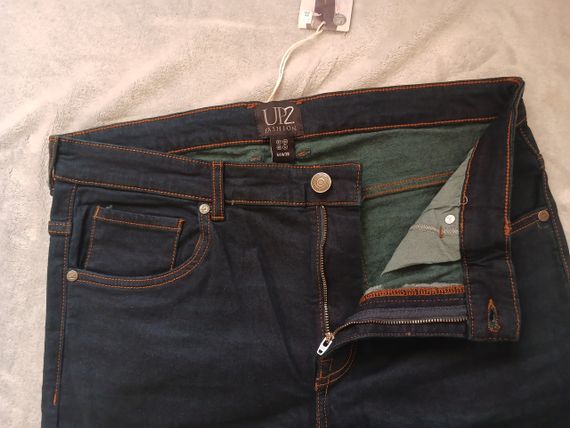 Чоловічі демісезонні термо джинси р. 38 | Зображення 1