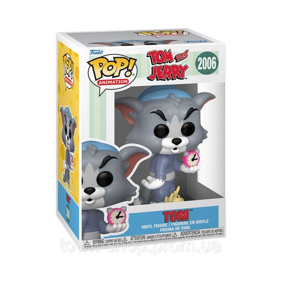 Игровая фигурка Funko POP! серии Том и Джерри S4 - Том с будильником