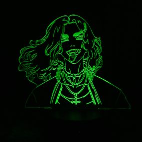 Акриловый светильник-ночник Кэйсукэ Бадзи (Keisuke Baji) зеленый tty-n000565