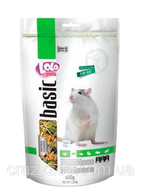 Повнораційний корм для щурів Lolo Pets Basic 600 г LO-70154