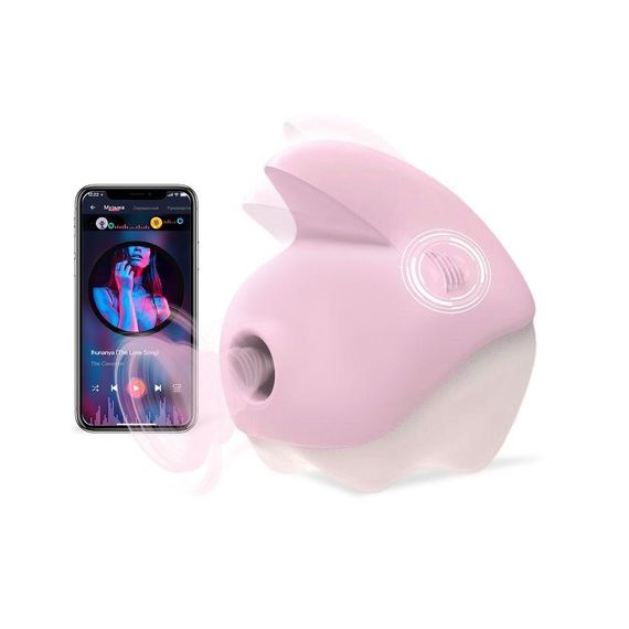 Вакуумний кліторальний смарт-стимулятор Magic Motion Unicorn Pink з вібрацією Sex Aura