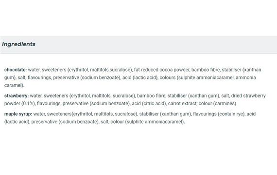 Заменитель питания BioTechUSA Zero Syrup 320 ml Maple Syrup | Зображення 1