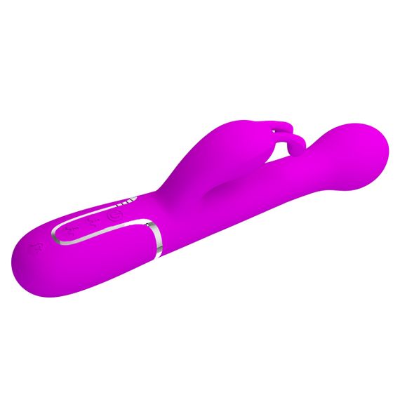 Вібромасажер із поступальним рухом серії Pretty Love - Dejon Twinkled Purple 7 vibration functions 4 rolling functions sexstyle | Зображення 5