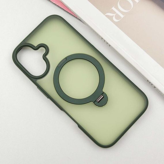 Чохол Ummi Colorful with MagSafe HQ Ring для Apple iPhone 16 (6.1") Green | Зображення 1