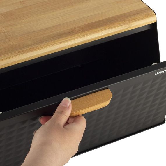 Хлібниця Ofenbach Breadbox 35.5х21.5х19.5см, нержавіюча сталь, чорний | Зображення 3