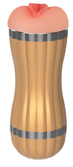 Мастурбатор с двумя входами, вибростимуляцией и звуковым сопровождением Boss Series - Bevis 36 function USB, | Зображення 2