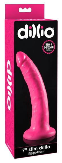 Фалоімітатор - Dillio 7" Slim Pink Sex Aura
