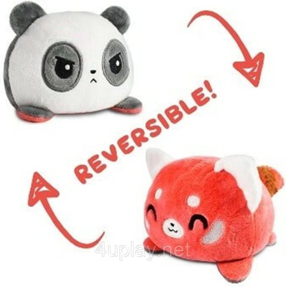 Двостороння м'яка іграшка TeeTurtle Панда
