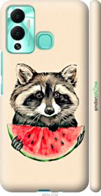 Чохол на Infinix Hot 12 Play Єнотик з кавуном "4605m-2759-2448"