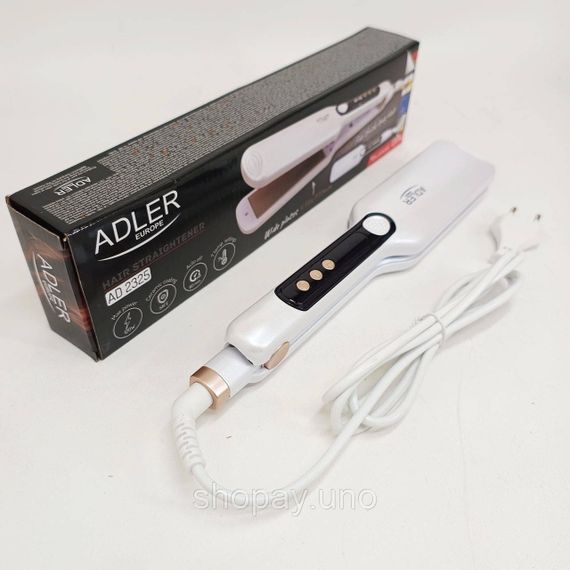 Выпрямитель для парикмахерских Adler AD 2325 120Вт, Широкий утюжок для выпрямления волос IQ-64 | Зображення 3