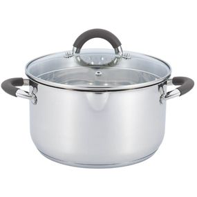 Каструля Gusto Silicon handles 24 см 6,1л (GT-1102-24)