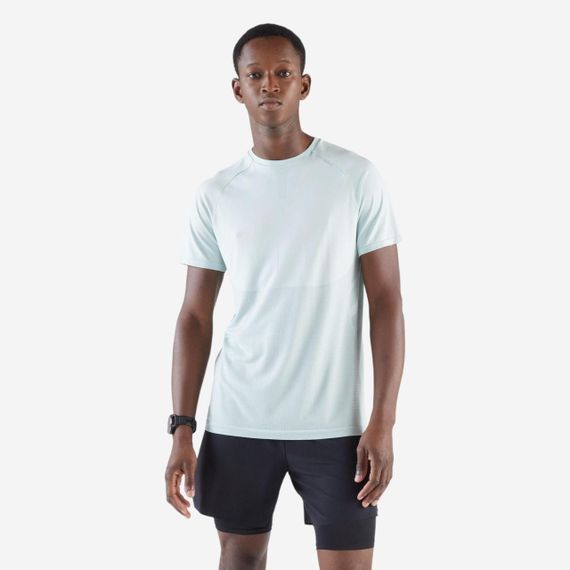 Футболка чоловіча Kiprun Run для бігу зелена - 2XL.