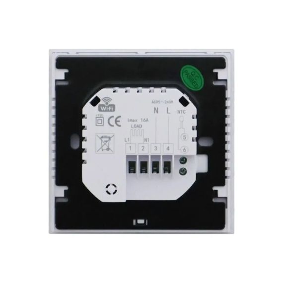 Терморегулятор Heat Plus M8.16W White WIFI | Зображення 2