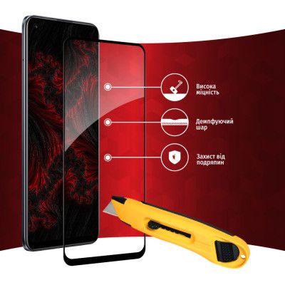 Стекло защитное Intaleo Full Glue Realme 8 Pro (1283126523274) | Зображення 3