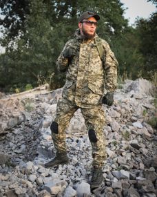 Костюм тактичний Гірка 5 напівдемісезон піксель із налокітниками та наколінниками 54