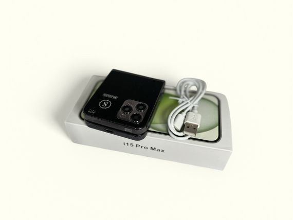 Кнопковий мобільний телефон розкладачка AIEK I15 Max на 4 сім карти Black | Зображення 4
