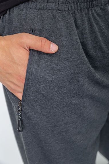 Спорт чоловічі штани, колір темно-сірий, 244R41392 | Зображення 4
