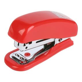 Степлер пластиковый МИНИ BM.4125-05 BUROMAX, 10 л., (скобы №10), 61х36х23 мм, красный, в коробке (4823078955784)