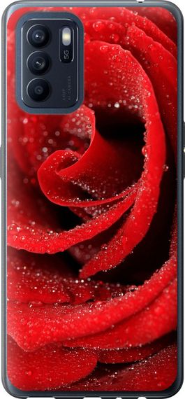 Чехол на Oppo Reno6 Z Красная роза "529u-2477-17620"