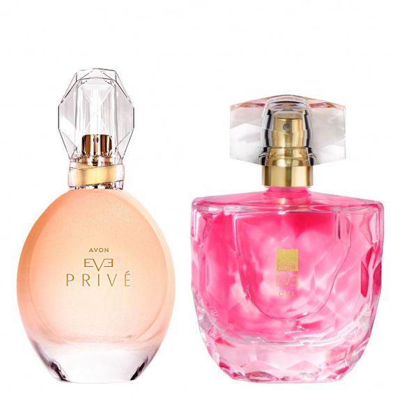 Жіночий парфумерний набір Avon Eve 2в1: Eve Prive 50 мл + Eve One 50 мл