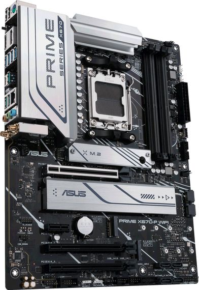 Материнcька плата ASUS  PRIME X670-P WIFI sAM5 X670 4xDDR5 M.2 DP HDMI WiFi BT ATX (90MB1BV0-M0EAY0) | Зображення 1